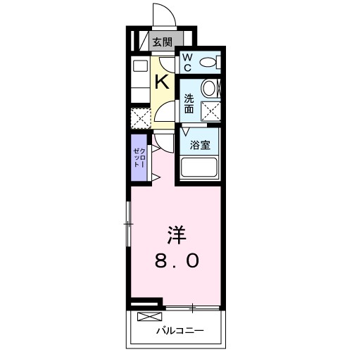 ＮＡＶＩＳ 302号室 間取り