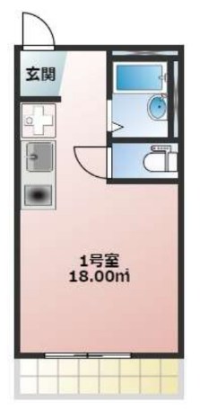 BACE旭町 101号室 間取り