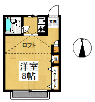 DSハウス 202号室 間取り