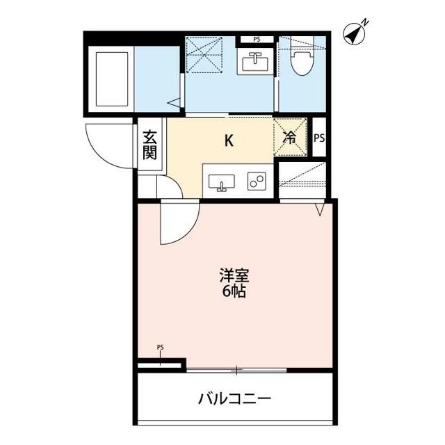 ｒｏｂｏｔ　ｈｏｍｅ　小田急相模原Ⅱ 203号室 間取り