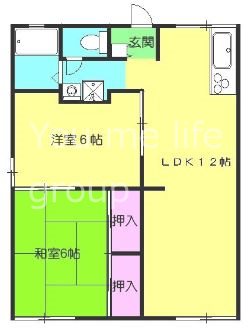 リバーサイド鵠沼 203号室 間取り