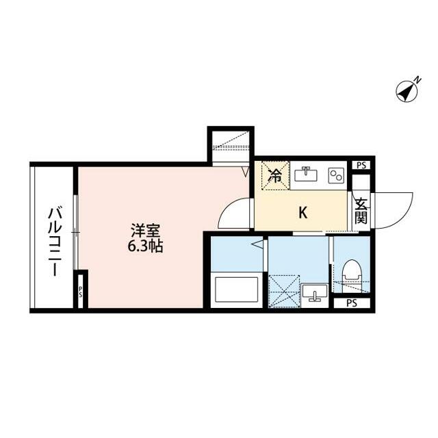 ｒｏｂｏｔ　ｈｏｍｅ　小田急相模原Ⅱ 301号室 間取り