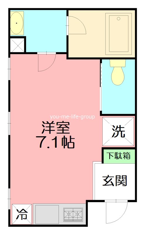 代官町グリーンビル 306号室 間取り