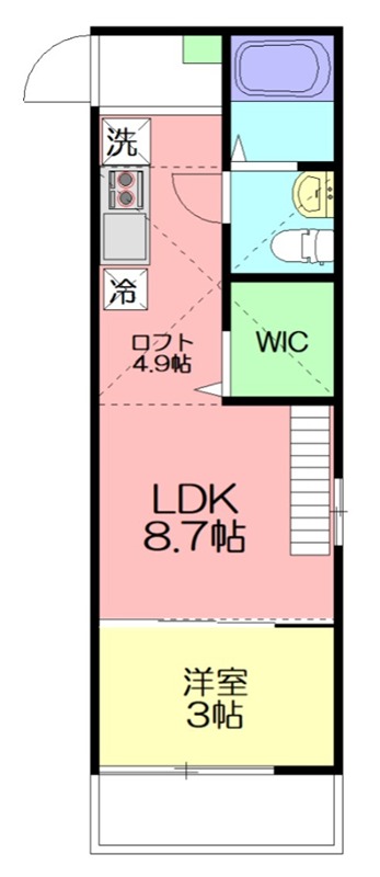 アザーレ・ディオン六会日大前 304号室 間取り