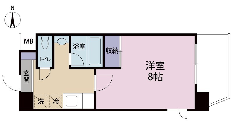ブリアン・ドォール湘南藤沢  301号室 間取り