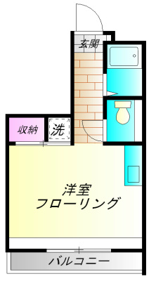 BAAN萬 501号室 間取り
