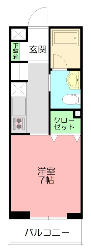 ヴィル・ボナール緑園 301号室 間取り