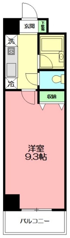 エルピラール 5F号室 間取り