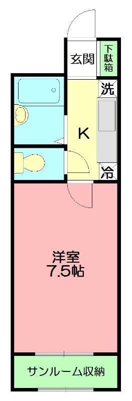 メゾン3ブリッジ2番館 304号室 間取り