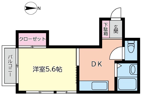 第２匠優ビル 301号室 間取り