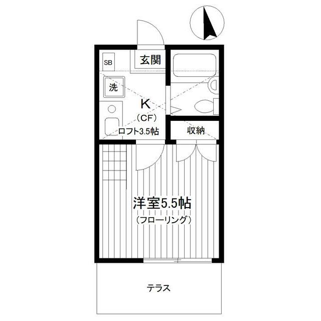 ヨーロピアン２５５番館 104号室 間取り