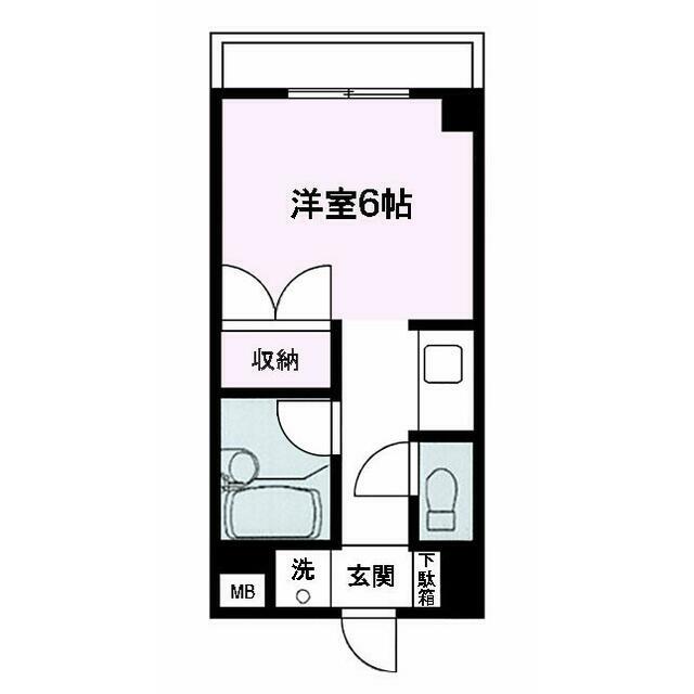 メゾンドール 205号室 間取り