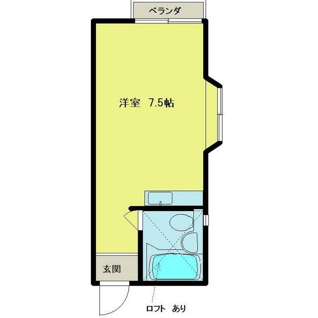 フジハイツ 203号室 間取り