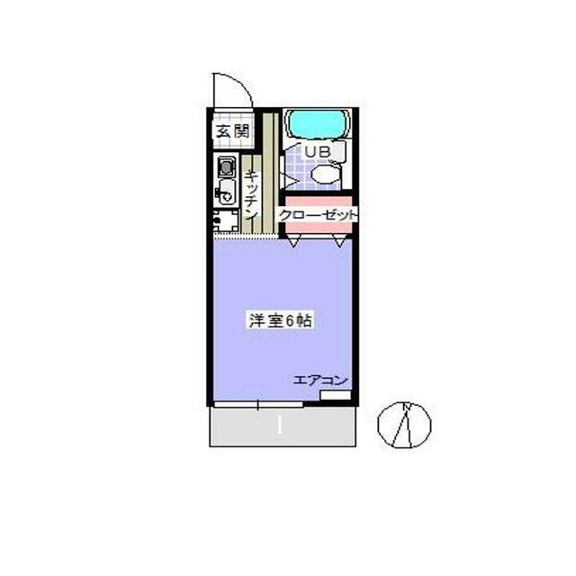 豊島ハイムＢ 102号室 間取り