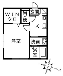 TOLERANZ 204号室 間取り