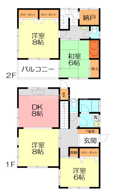 稲村ケ崎A棟 間取り