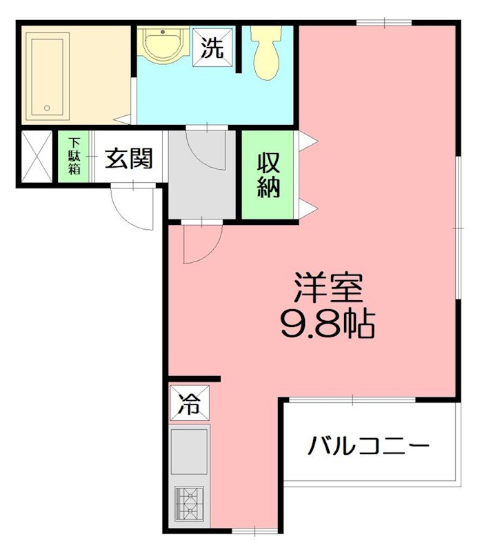 コンフォール湘南 間取り図