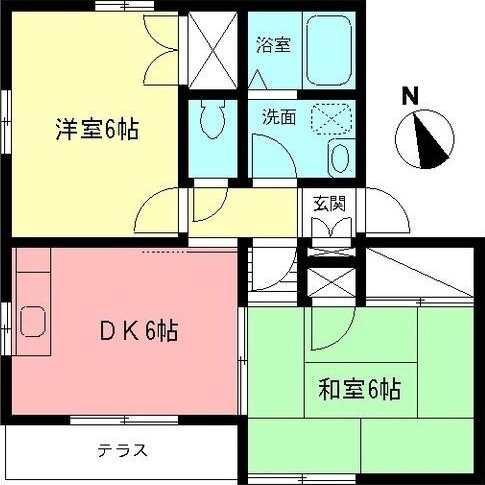 メゾンソフィアＣ 102号室 間取り