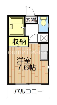 ハイツNANA 201号室 間取り