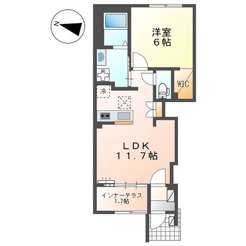ディモーラ 103号室 間取り