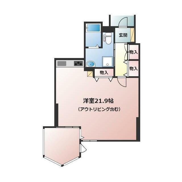 アネーロ上粕屋 403号室 間取り
