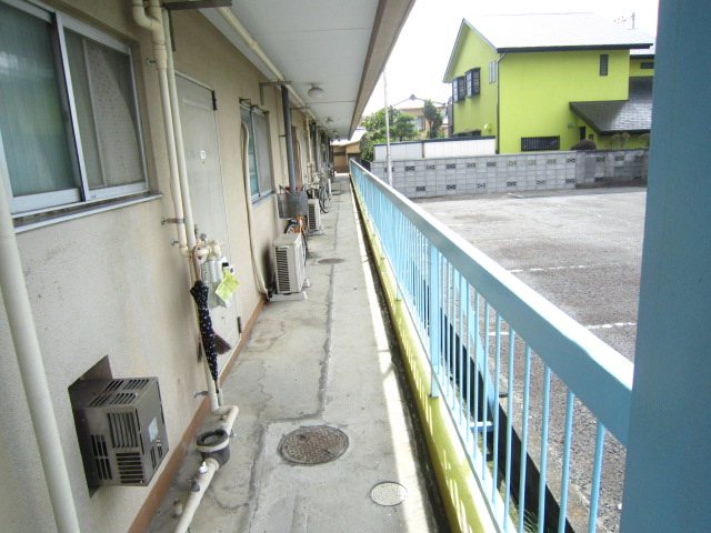 稲荷森マンション ベランダ