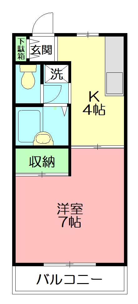 エリール戸塚 306号室 間取り