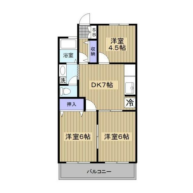 アークヒル湘南 202号室 間取り