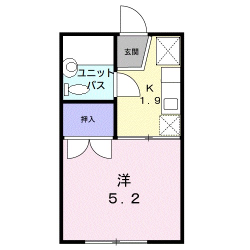 本町レジデンス 205号室 間取り