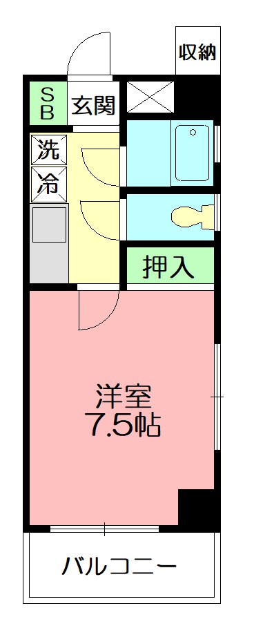 シンフォニア・Ｆ 503号室 間取り
