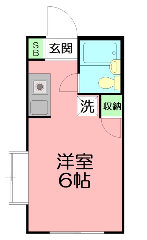 パールヴィラ 103号室 間取り