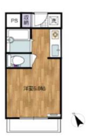 Orgully　HONMACHI 203号室 間取り