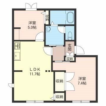ヤマイチハイツ壱番館 103号室 間取り