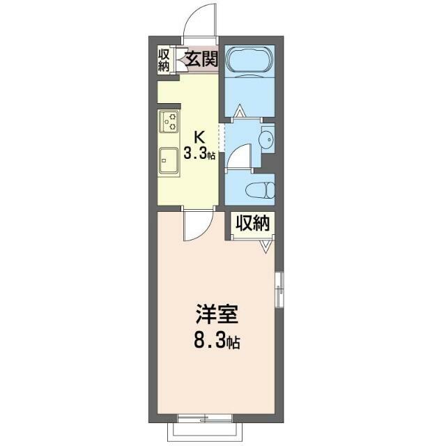 アルトヒルズ 101号室 間取り