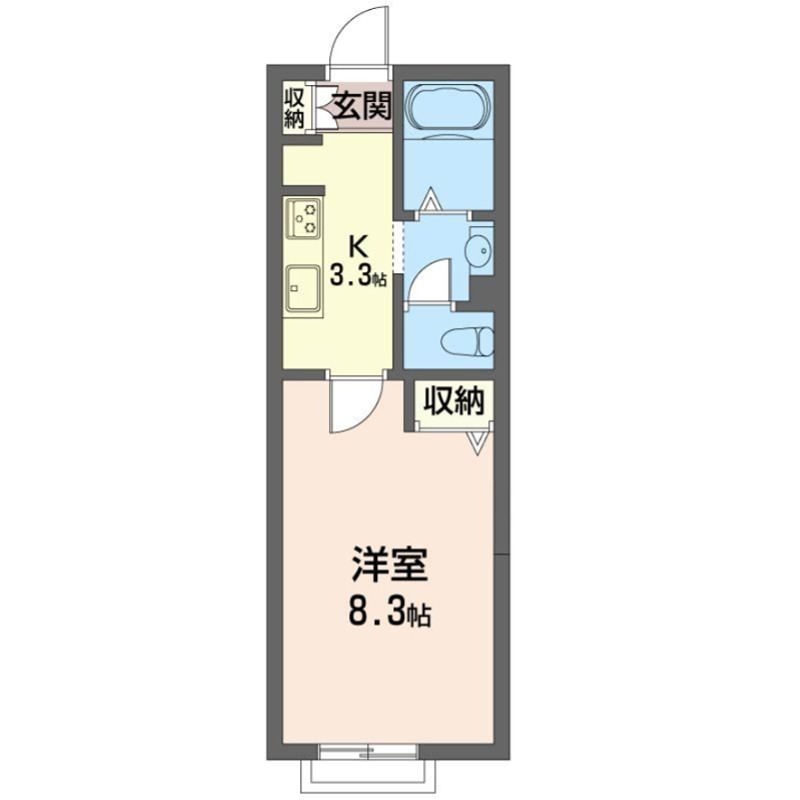 アルトヒルズ 203号室 間取り