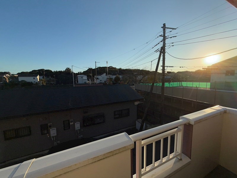 ファンズⅡ ベランダ