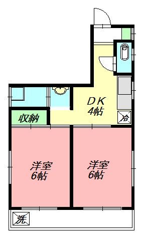 アスカビル 403号室 間取り