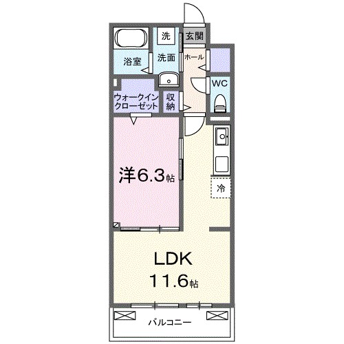 ブリーズヒル 304号室 間取り