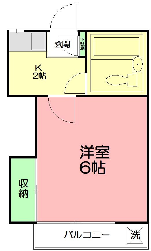 ＭＴ本厚木 202号室 間取り