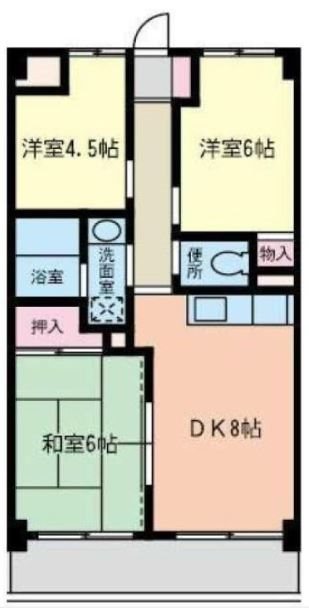 ラフィネ相武台Ⅱ 205号室 間取り