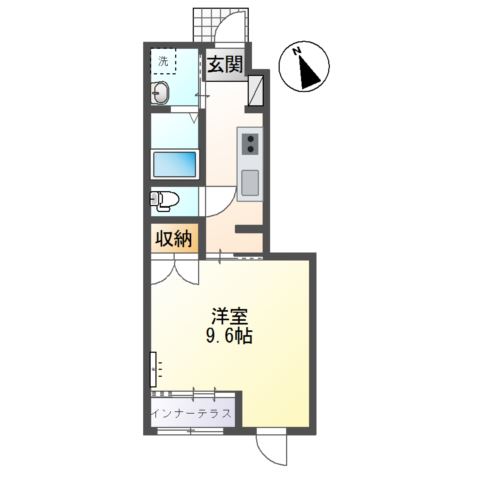 インシサ仙石（INCISA仙石） 間取り