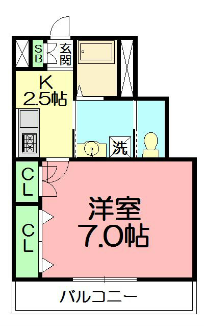 スマート湘南（旭化成へーベルメゾン） 102号室 間取り