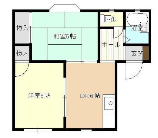 ハイライズ湘南 A102号室 間取り