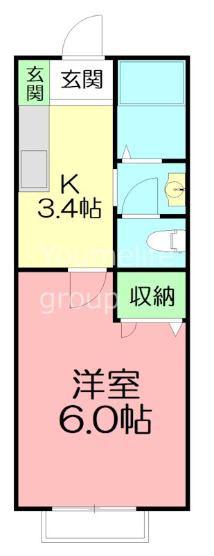 パーク３０９ 00202号室 間取り