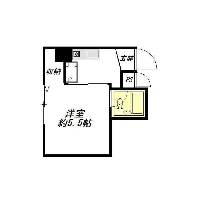 後藤ビル 507号室 間取り