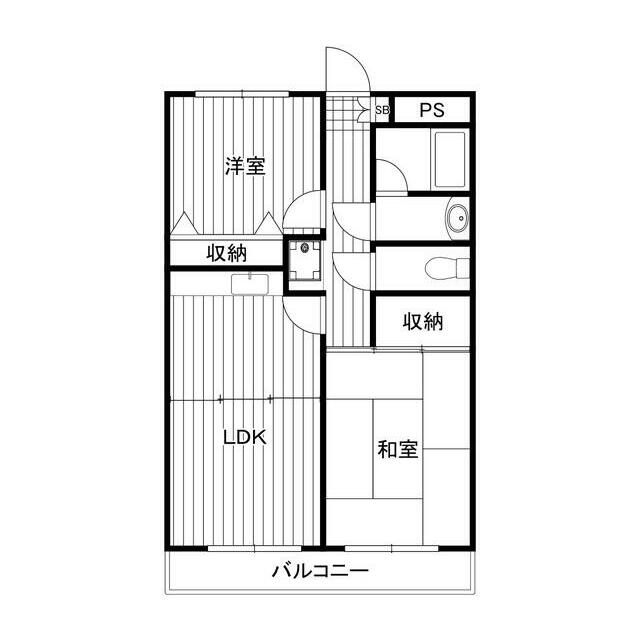 ロイヤルパレス寒川 104号室 間取り