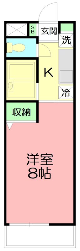ビオラ・モエ湘南平 202号室 間取り