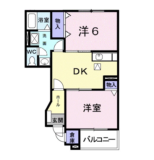 ミリョ－レ 102号室 間取り