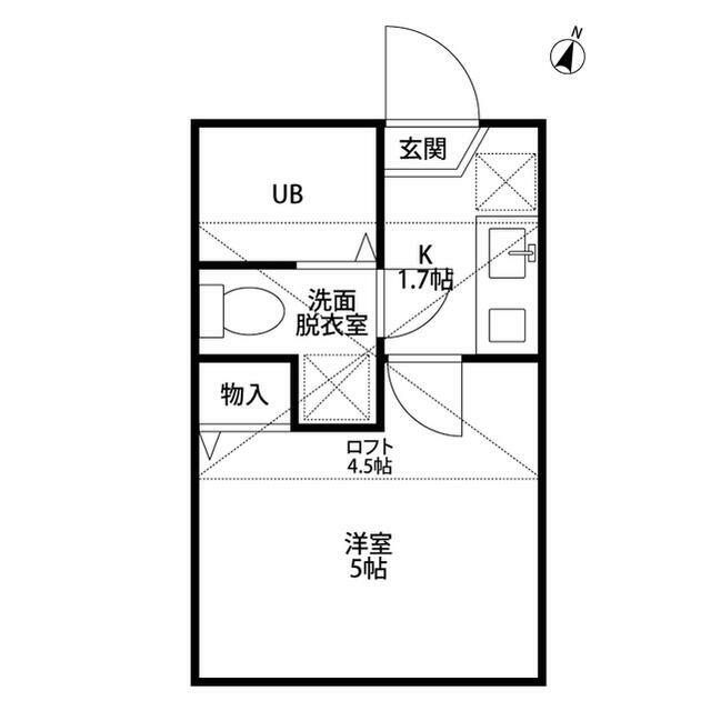 アベニューハイム 101号室 間取り
