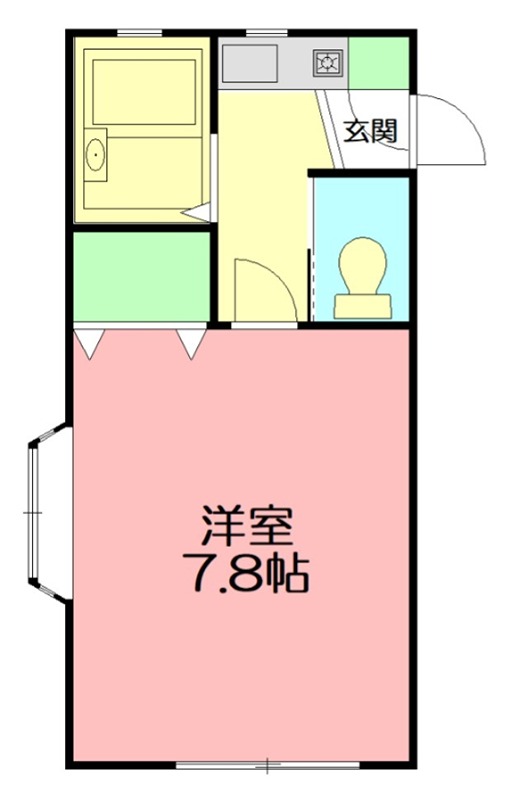 ピュアコートＳＡＮＡＤＡ 101号室 間取り